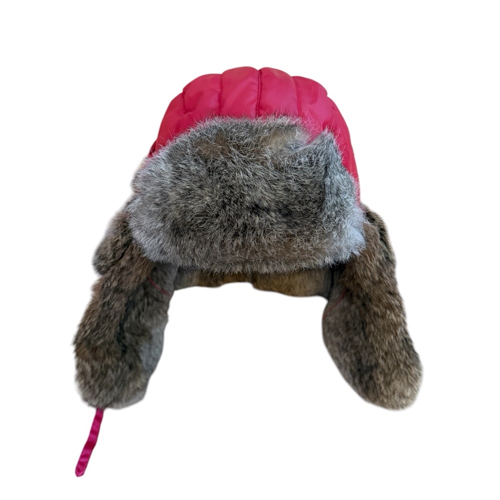 Crown Cap Red Rabbit Aviator Hat NWOT